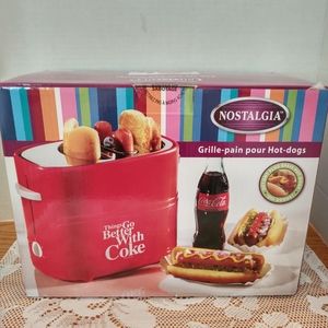 Nostalgia Hot Dog and Bun Cooker New